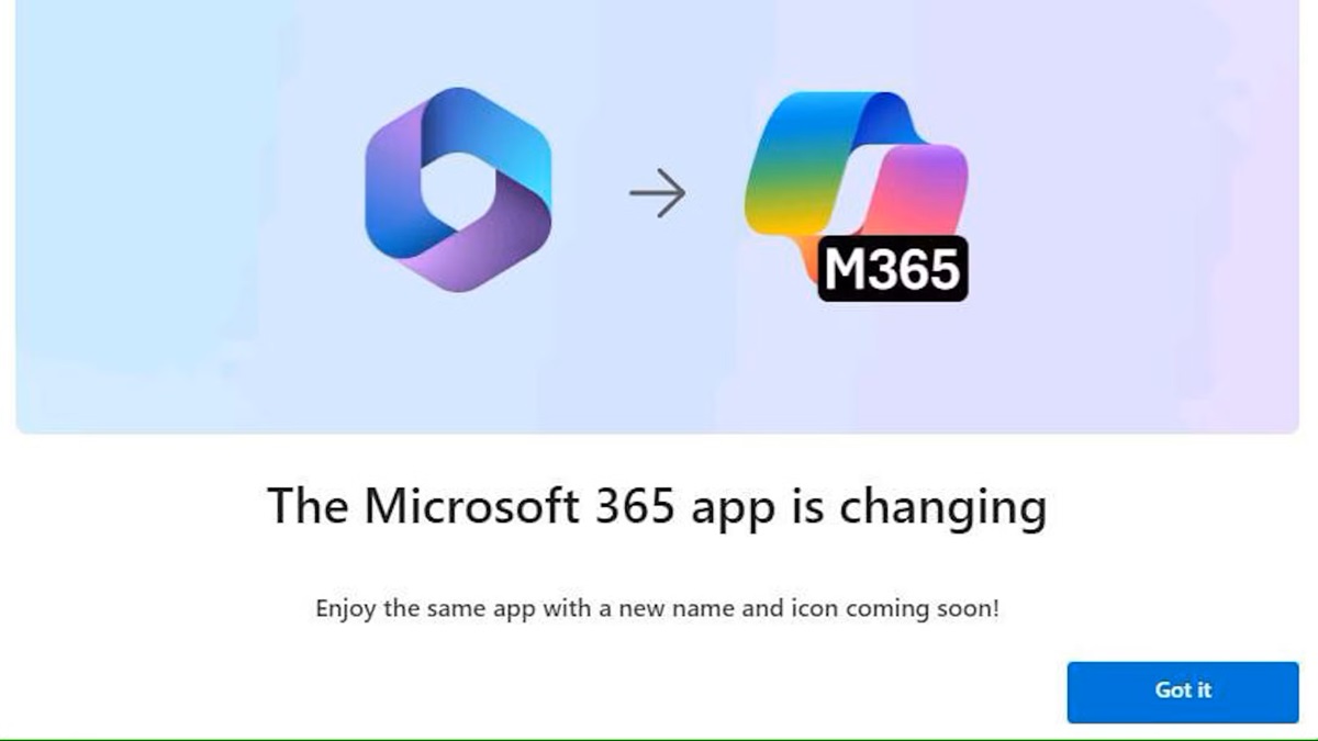 لوگو سرویس مایکروسافت 365 بیش از پیش شبیه به کوپایلوت شد
