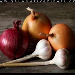 آب پیاز و سیر برای رشد مو