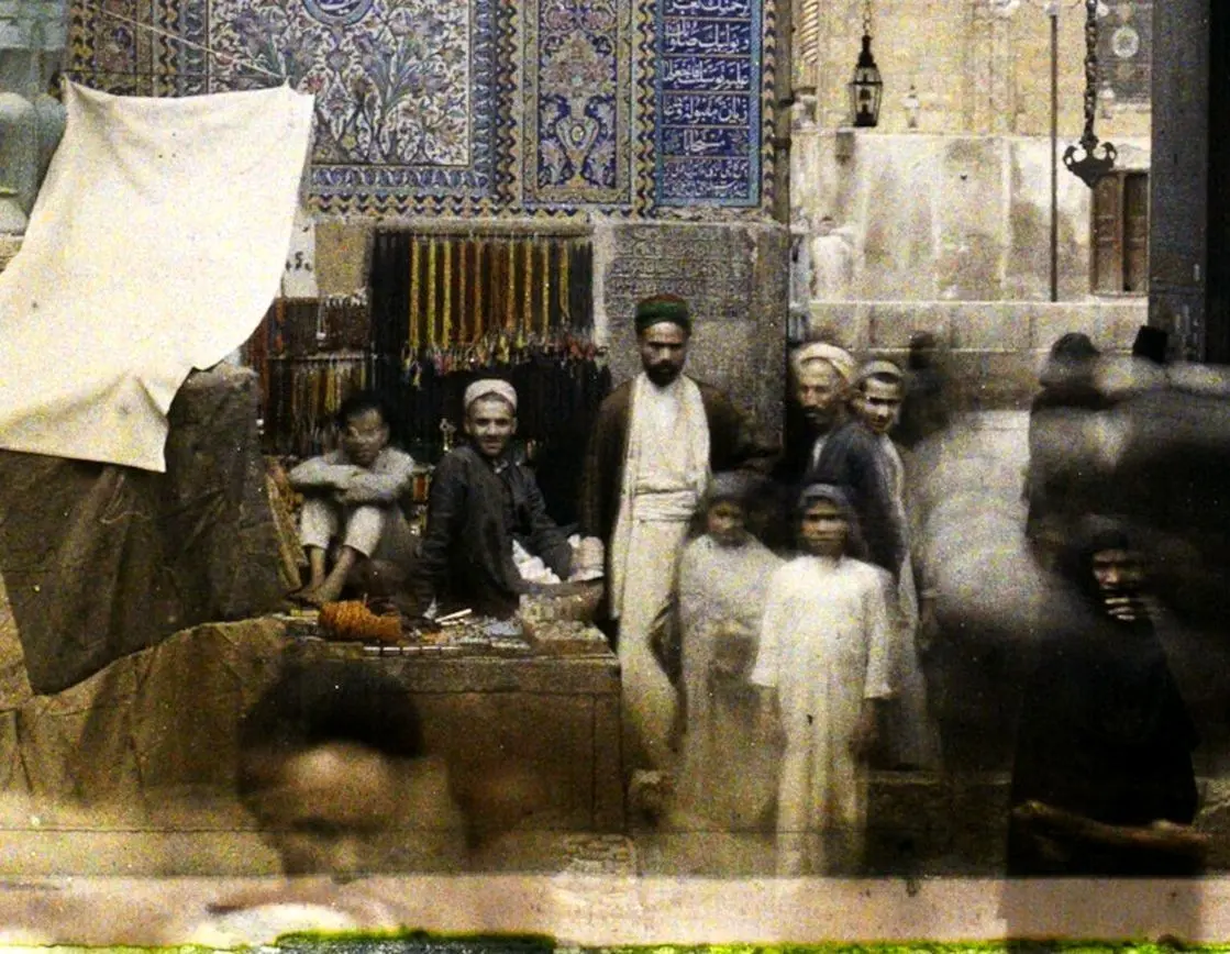 قدیمیترین «عکسهای رنگی» از حرم امام علی (ع) و مسجد کوفه؛ 97 سال قبل