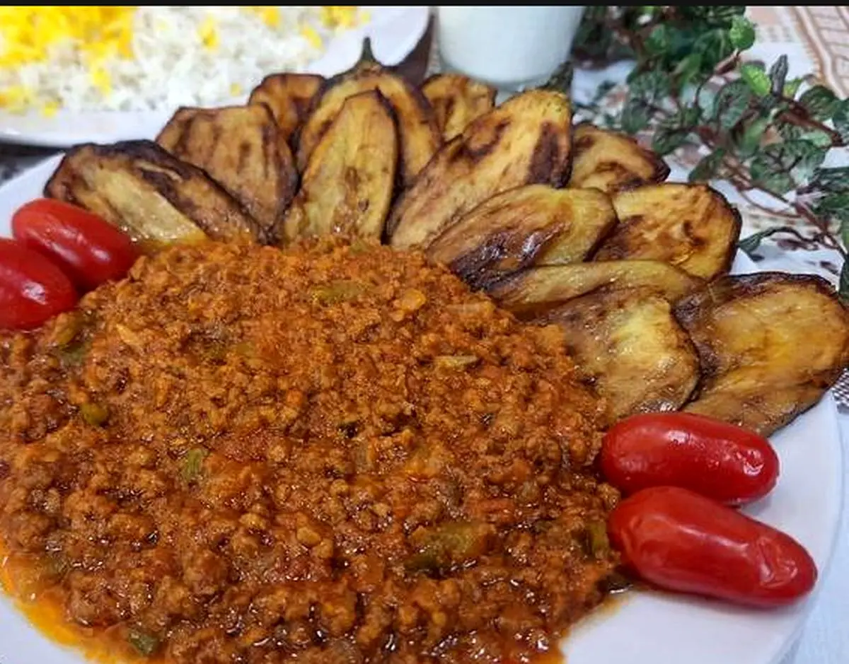 بورانی بادمجان کردی؛ غذای خوشمزه و بیدردسر