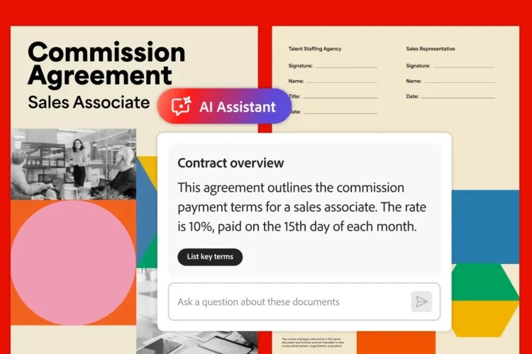 هوش مصنوعی Adobe Acrobat می‌تواند اصطلاحات قرارداد را رمزگشایی کند