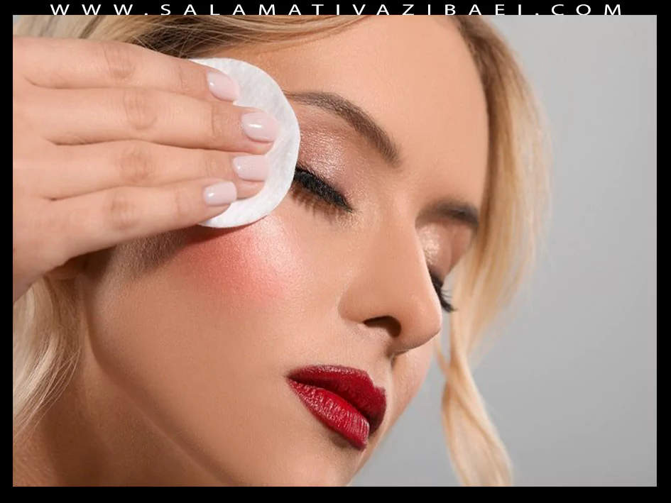 عوارض خوابیدن با آرایش برای پوست