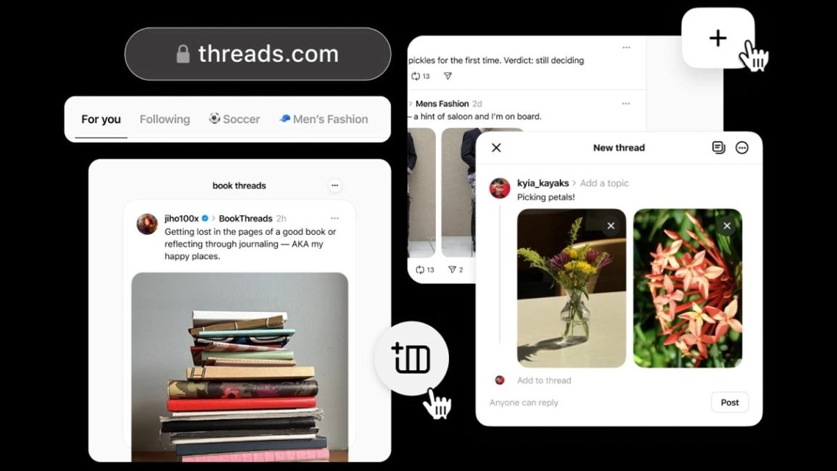 نسخه وب اپلیکیشن Threads امکانات جدیدی دریافت کرد