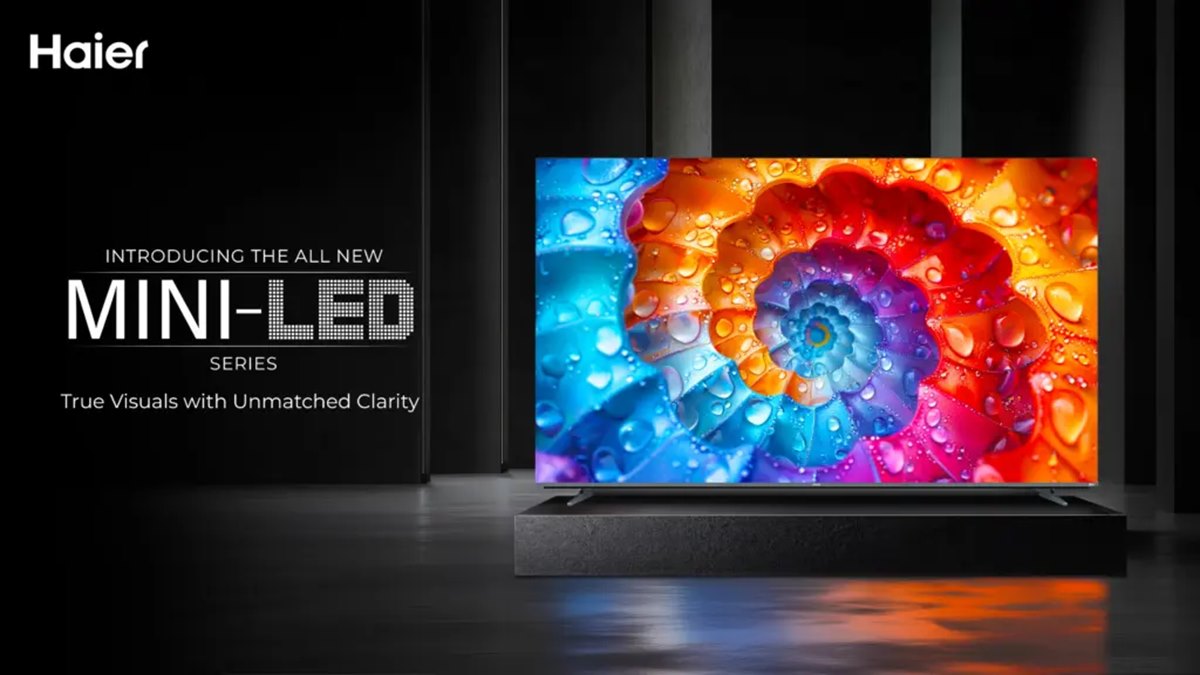 تلویزیون‌های جدید Haier M80F با نمایشگر Mini LED معرفی شدند