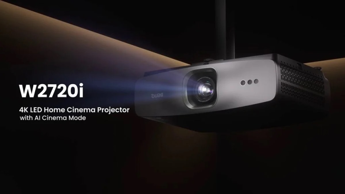 پروژکتور جدید BenQ با پشتیبانی از هوش مصنوعی و 4K در هند معرفی شد