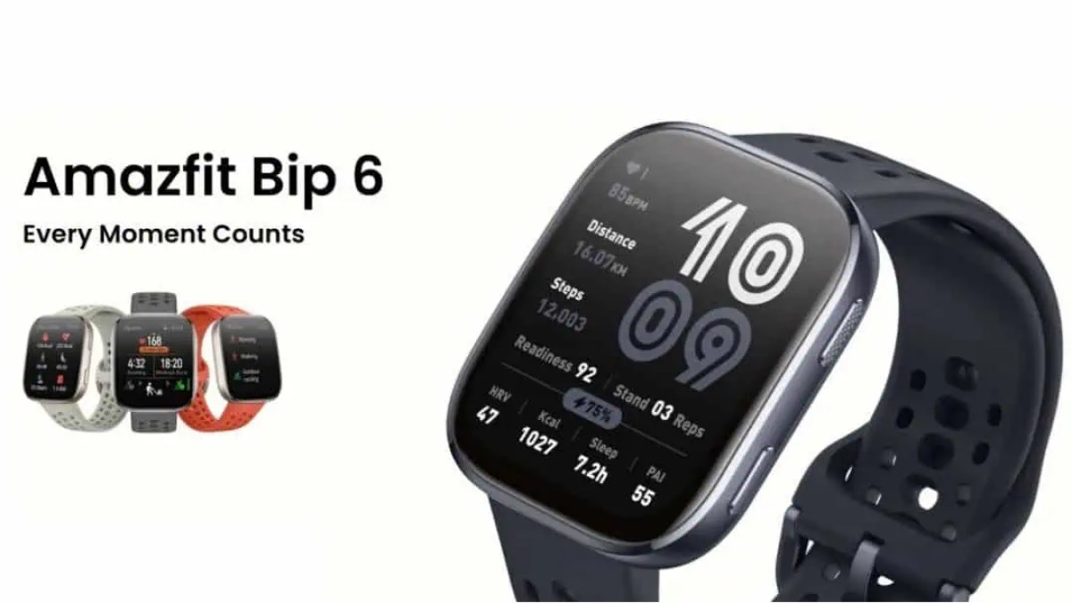 ساعت Amazfit Bip 6 با تماس بلوتوثی و شارژدهی 14 روزه معرفی شد