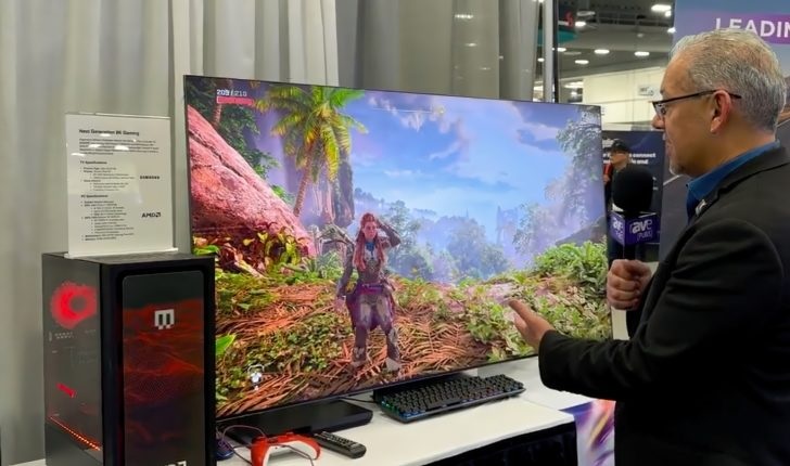 اولین گیمینگ 8K@120Hz جهان با پردازنده AMD و بازی Horizon Forbidden West انجام شد