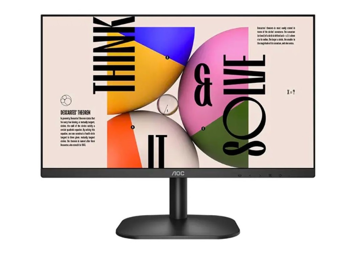 مانیتور اقتصادی AOC با پنل IPS و نرخ تازه‌سازی ۱۲۰ هرتزی عرضه شد