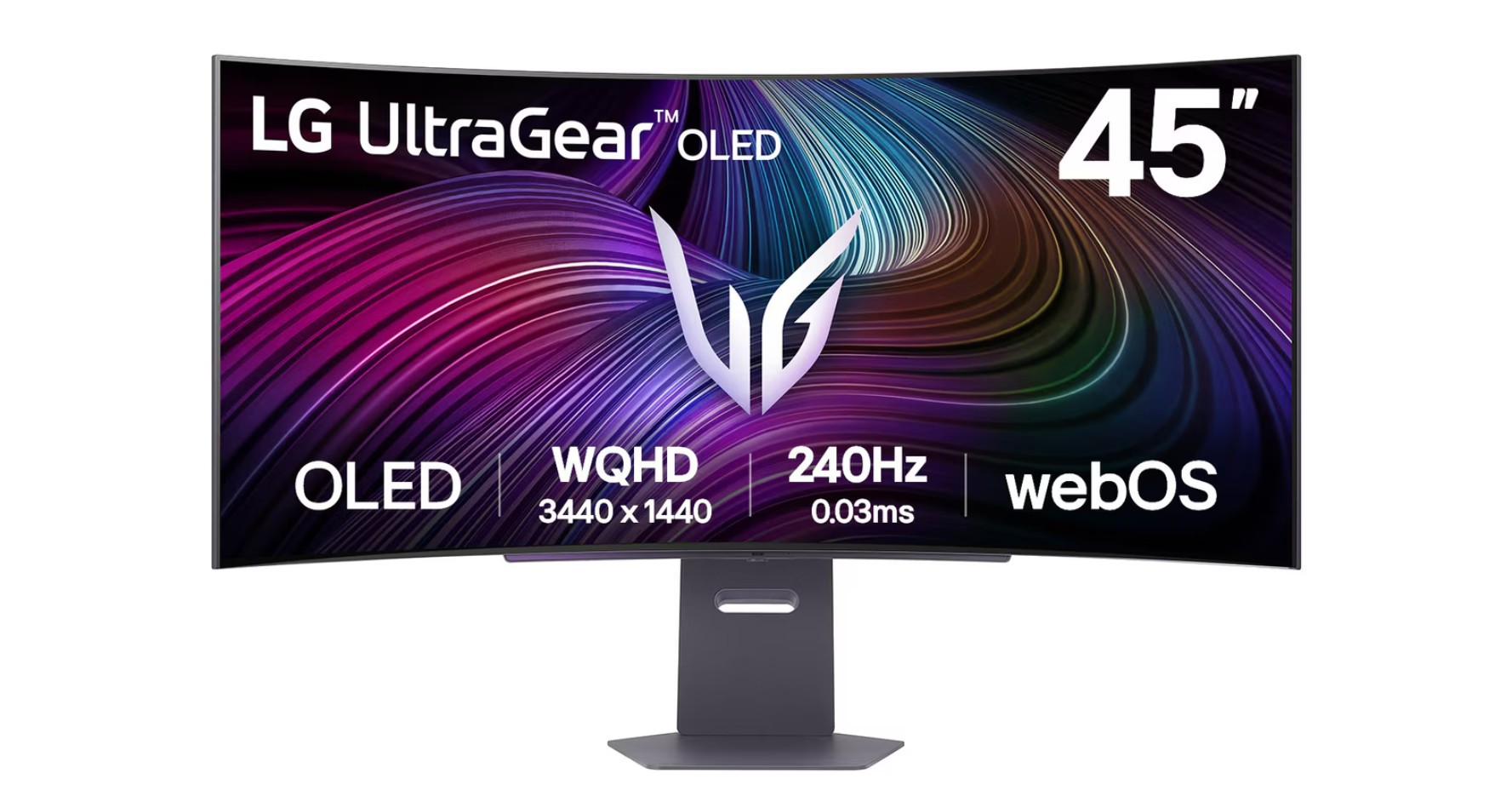 مانیتور گیمینگ جدید الجی با پنل ۴۵ اینچی OLED عرضه شد