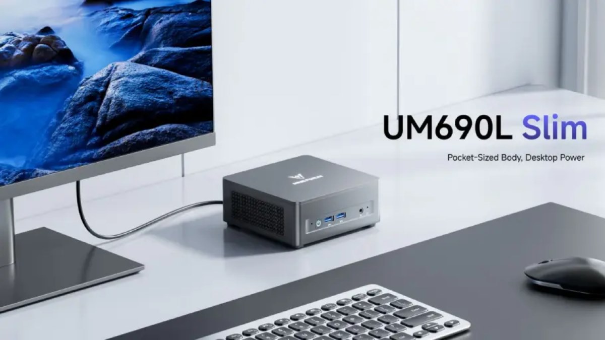 مینیکامپیوتر قدرتمند UM690L Slim در ابعاد کوچک از شرکت Minisforum معرفی شد