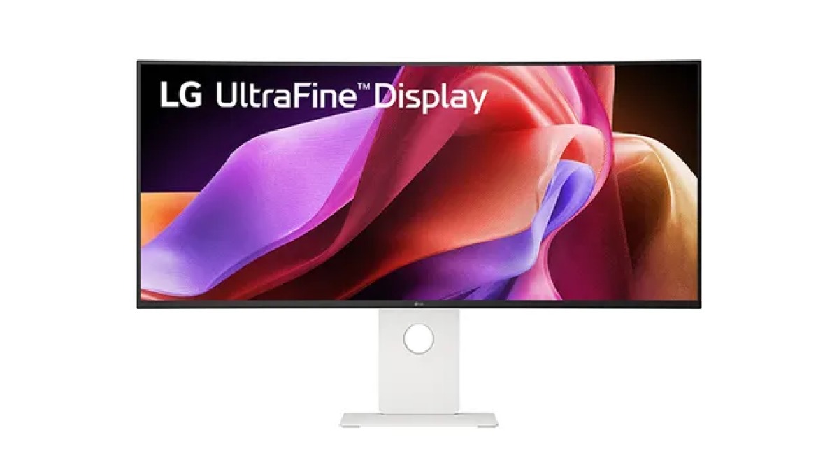 مانیتور خمیده 5K جدید ال جی با درگاه Thunderbolt 5 معرفی شد