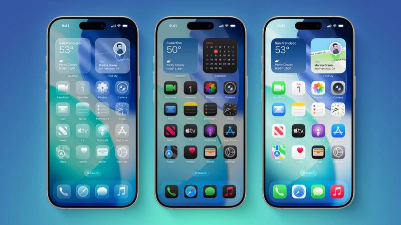 چطور اثر شیشهای Liquid Glass در iOS 26 را کاهش دهیم؟