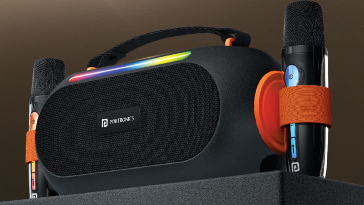 اسپیکر جدید بلوتوثی با میکروفون دوگانه و نورپردازی رنگی در هند رونمایی شد