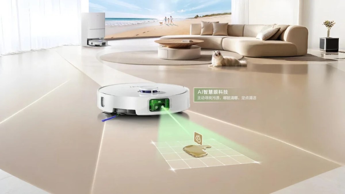 هایر جاروبرقی رباتی پت لاو وی 40 را با مکش 20000 پاسکال و حسگر هوشمند معرفی کرد