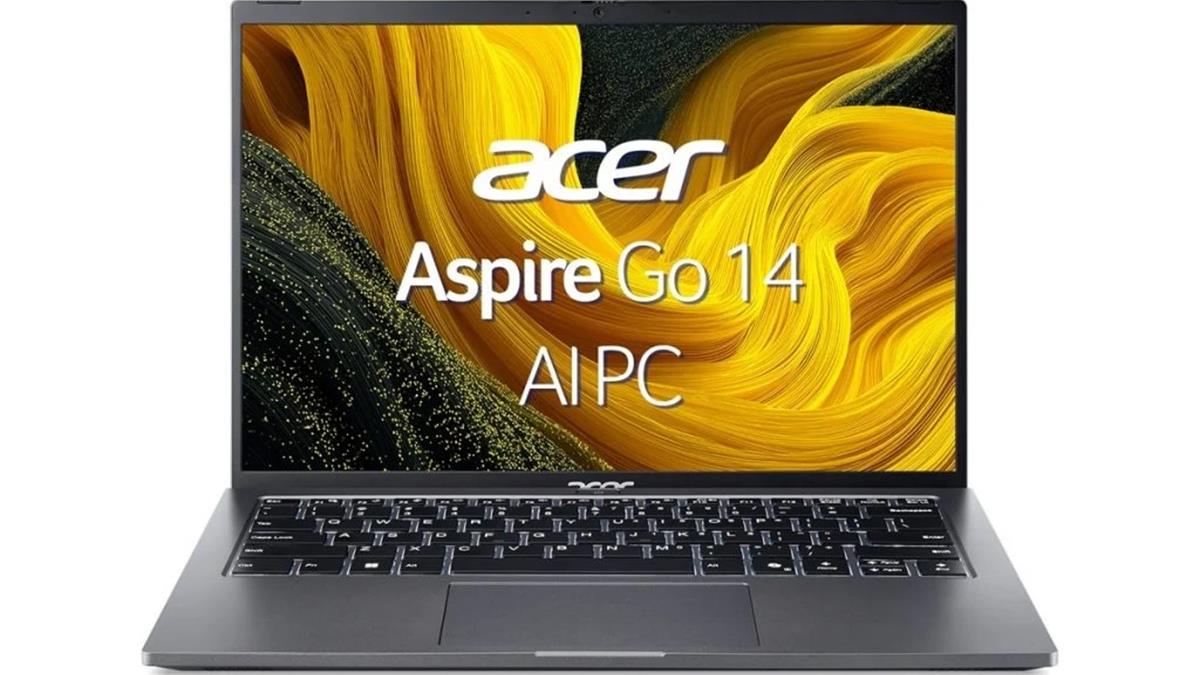 لپ تاپ ایسر اسپایر گو 14 مدل 2025 با پردازنده اینتل کور اولترا، گرافیک اینتل آرک و 32 گیگابایت رم عرضه شد