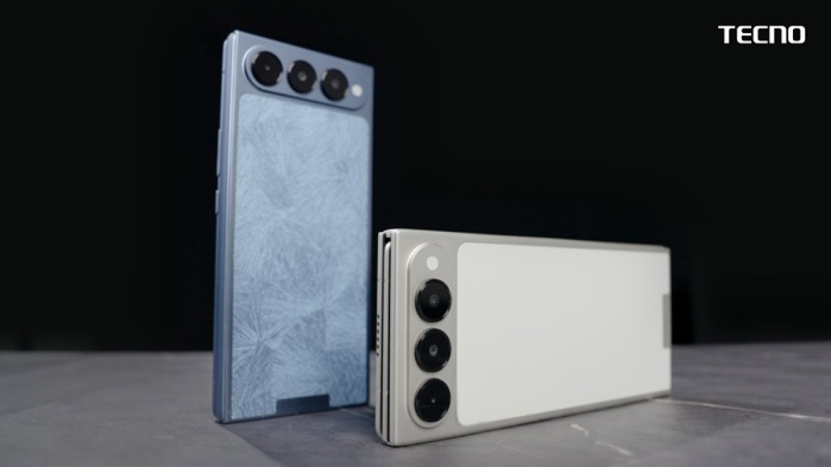 گوشی مفهومی جدید سه‌گانه تکنو از گلکسی زد فولد 6 نازک‌تر است