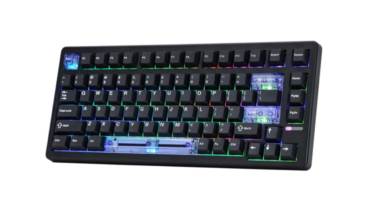 کیبورد مغناطیسی HE80 اپومیکر با سرعت بالا و نورپردازی RGB معرفی شد