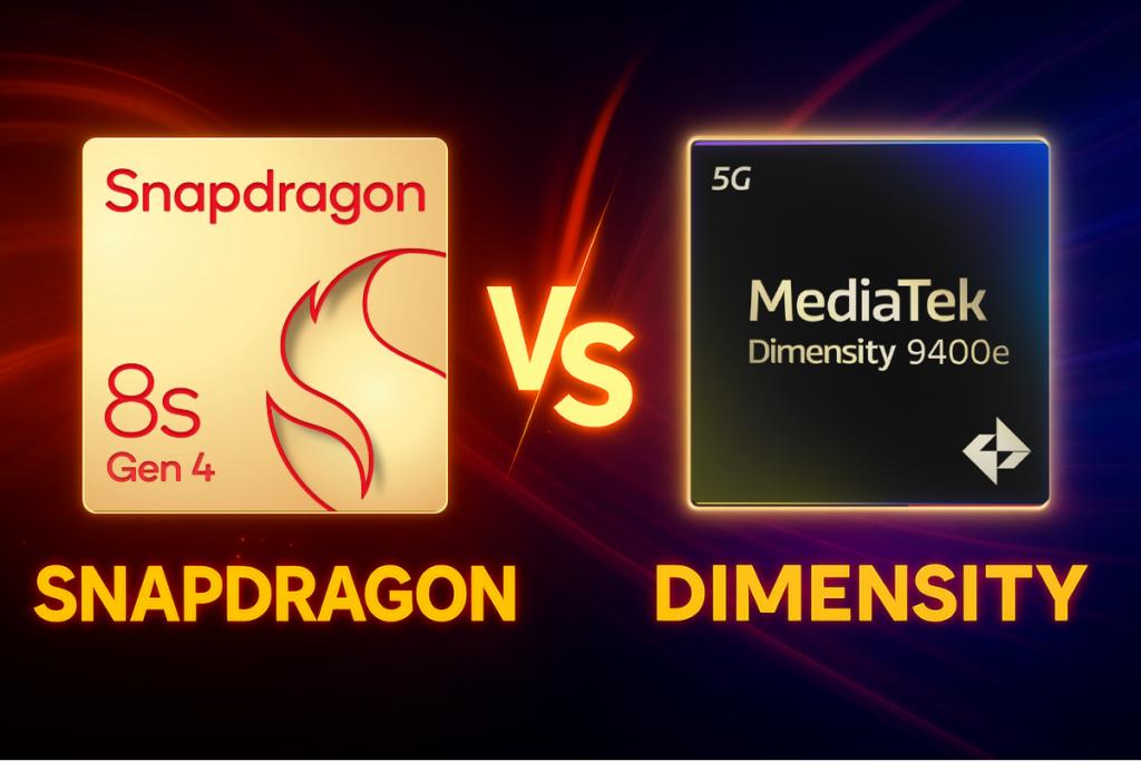 مقایسه Snapdragon 8s Gen 4 و Dimensity 9400e: کدام تراشه برتر است؟