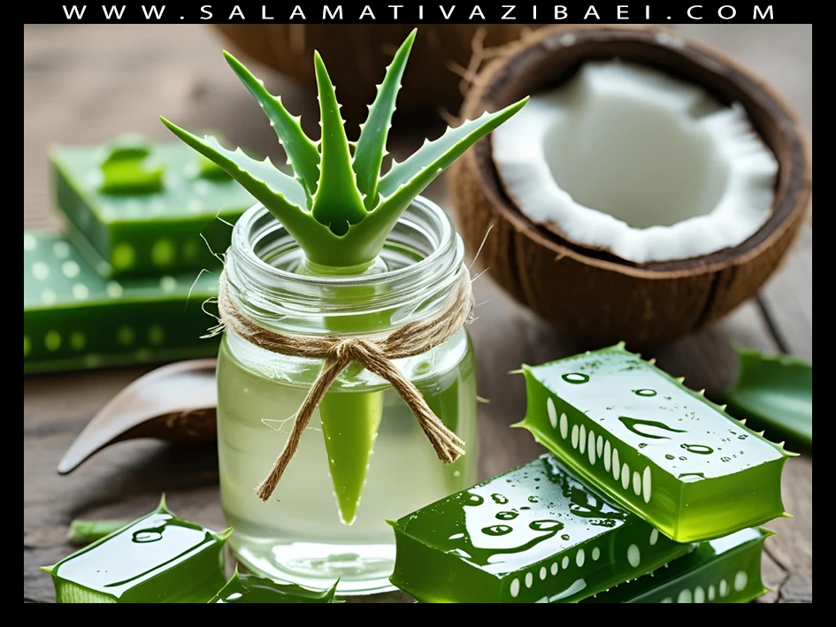 ۱۰ فایده آلوئه ورا و روغن نارگیل برای مو