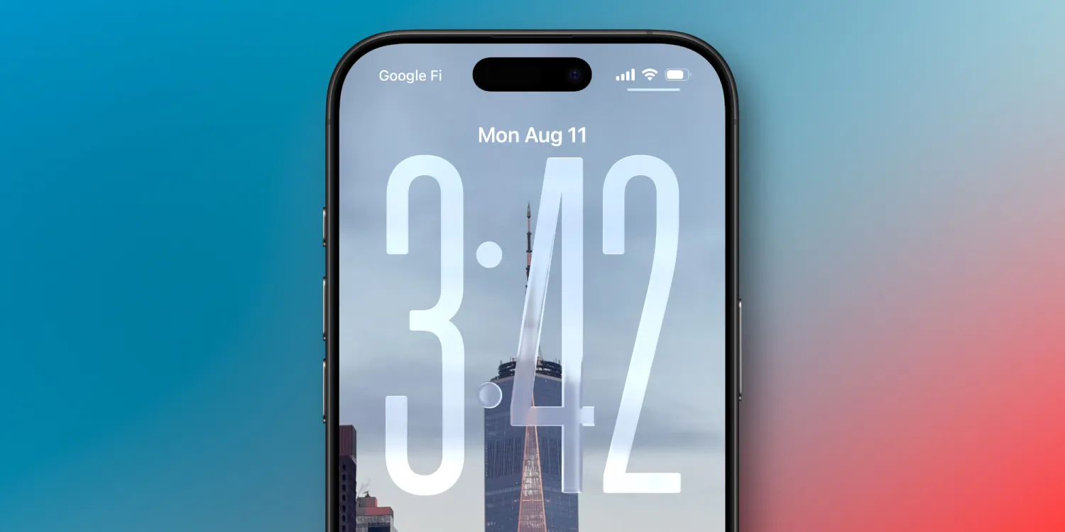 iOS 26 ظاهر Lock Screen آیفون را دگرگون کرد
