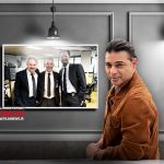 پیمان معادی با انتشار عکسی از تجربه جدید هالیوودی خود خبر داد | مارک رافالو ، کریس همسورث و پیمان در «جرم شناسی 101»