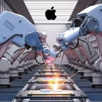 اپل خطاب به شرکای خود: باید از ربات‌ها برای تولید محصولات استفاده کنید
