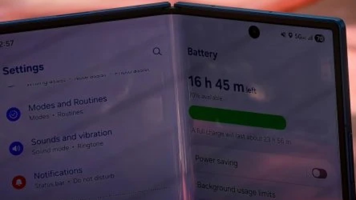 صفحه نمایش خودترمیم سامسونگ مشکل حسگرهای گوشی‌های تاشو را حل می‌کند