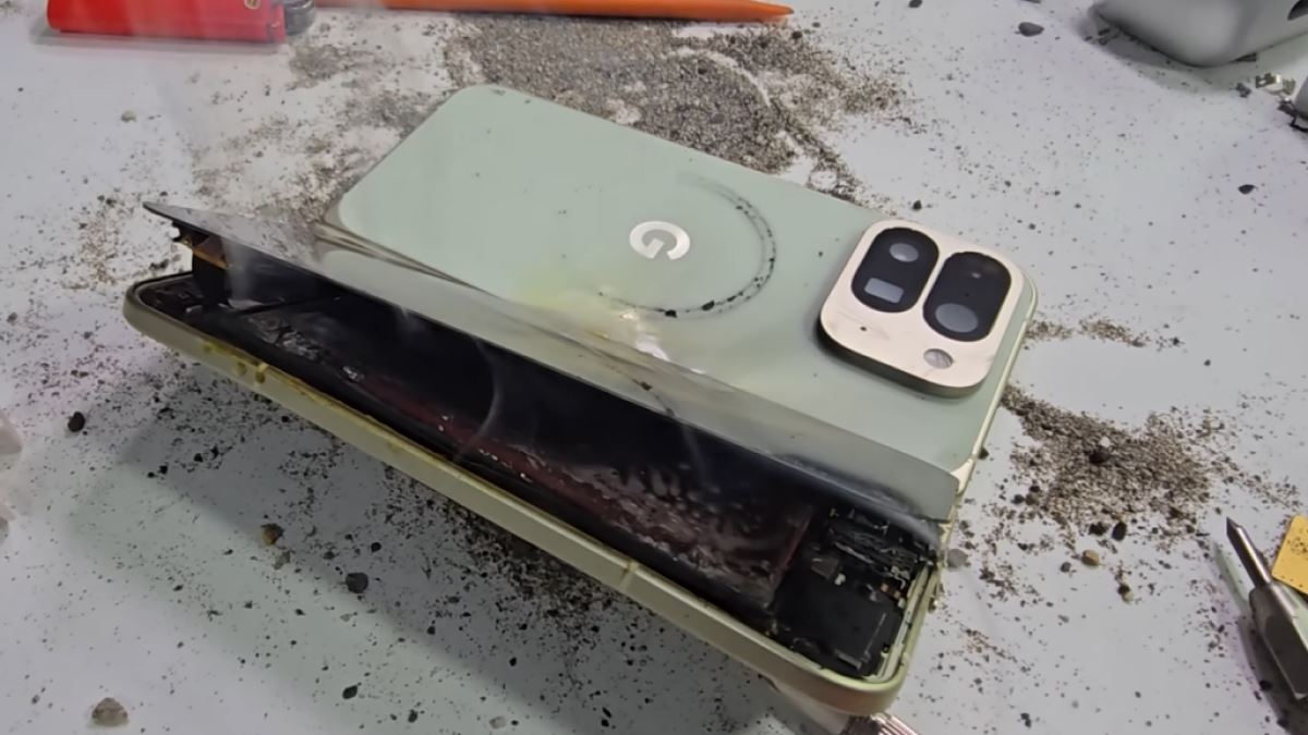 شکست سنگین گوگل ؛ پیکسل 10 پرو فولد در تست مقاومت منفجر شد