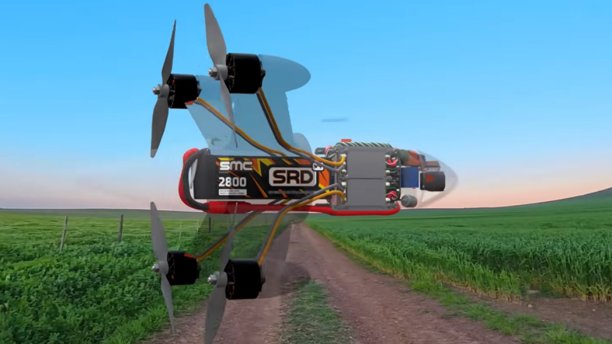 پهپاد دست‌ساز و چاپ سه‌بعدی رکورد سرعت 585 کیلومتر در ساعت را شکست