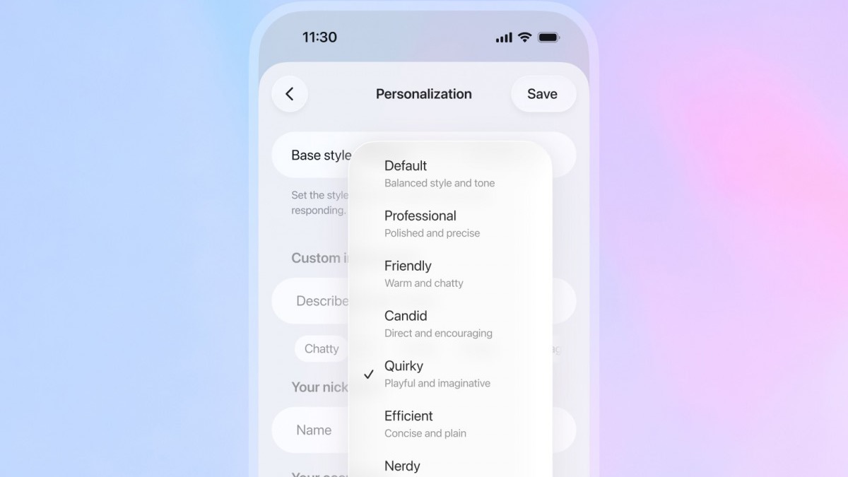 چت جی پی تی 5.1 با قابلیت‌های جدید شخصی‌سازی مکالمه معرفی شد