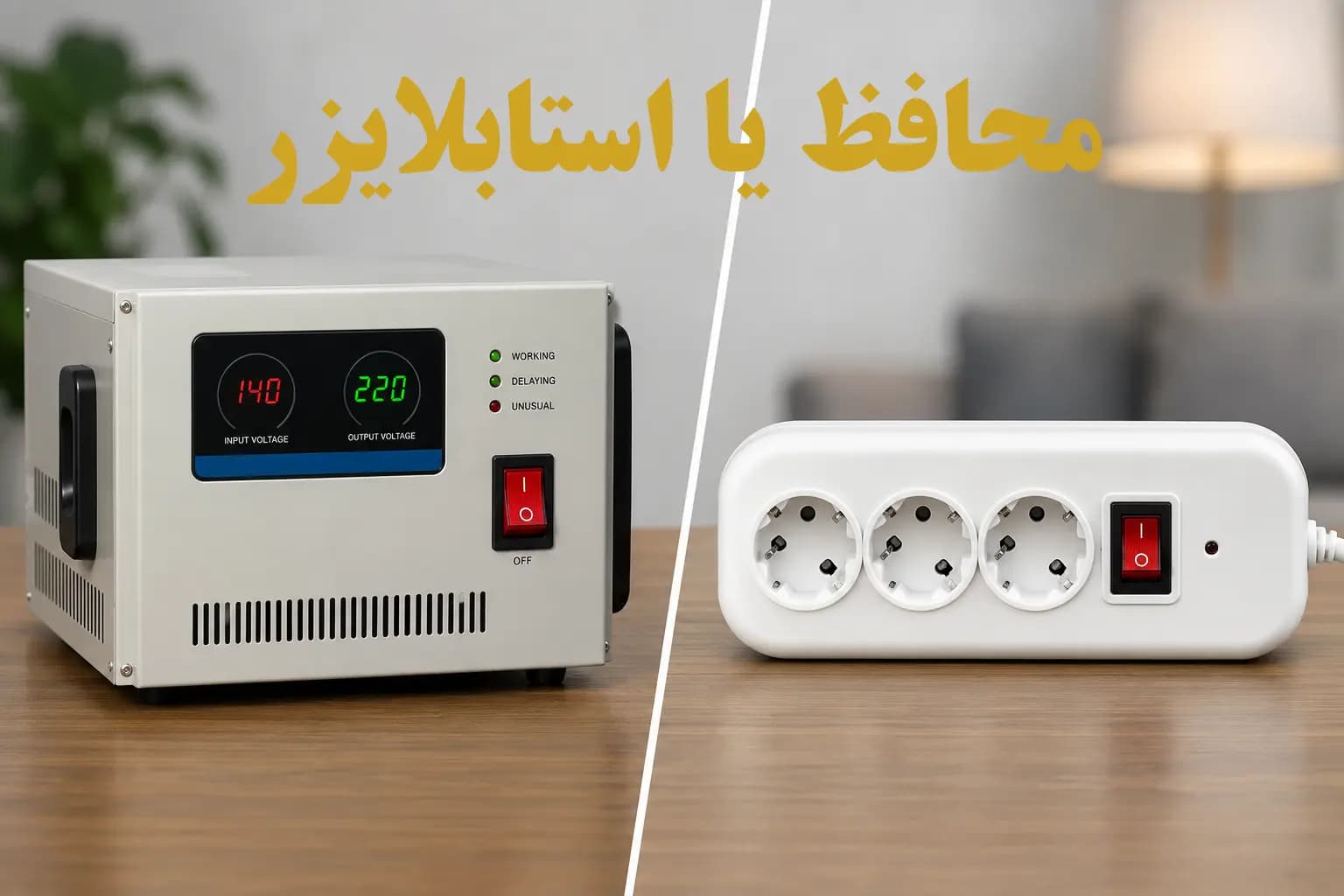 استابلایزر یا محافظ برق؛ کدام انتخاب مناسب‌تری است؟