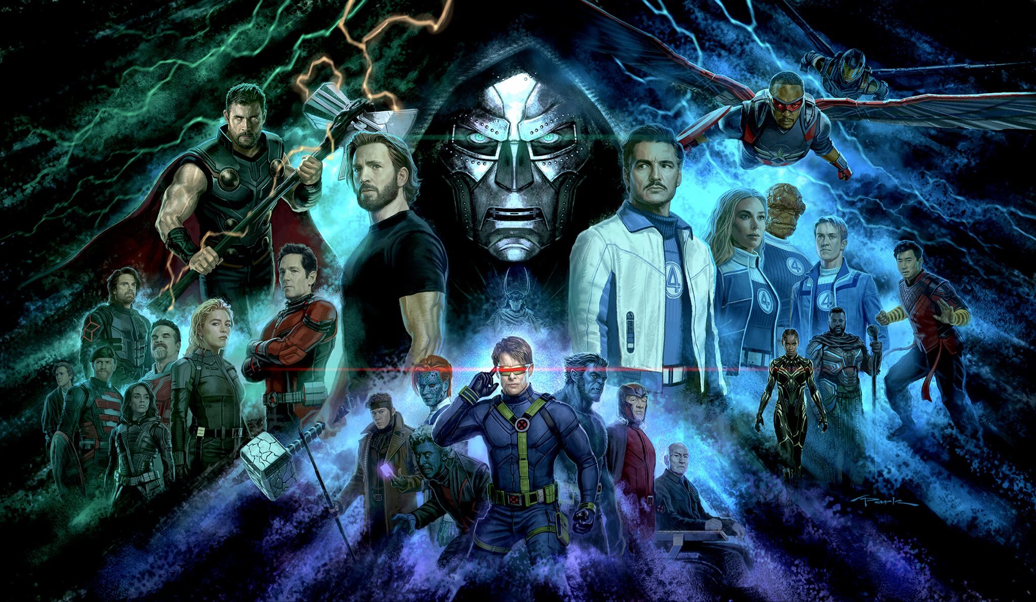 یک تصویر مفهومی جدید از فیلم Avengers: Doomsday منتشر شد